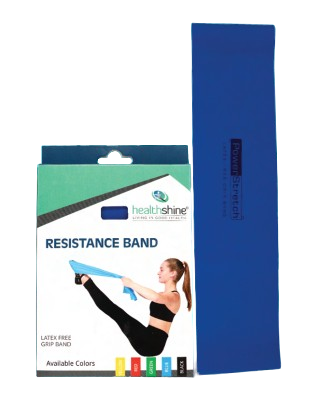 RESISTANCE BAND LATEX FREE YELLOW HEALTHSHINE