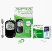 Combo Offer : One touch Glucometer along with 25 test strips 